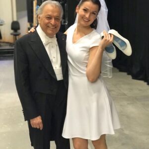 Zubin Mehta & Slávka Zámečníková (Nanetta)